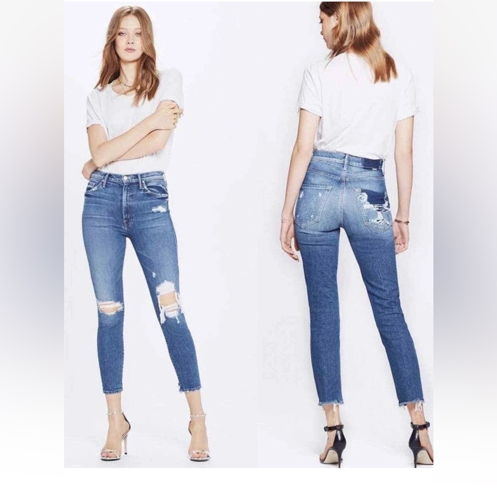 MOTHER The Swooner Crop size 26 retail $289